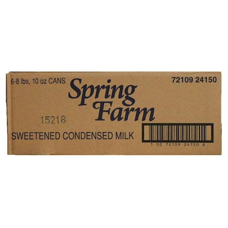 Spring Farm Spring Farm Sweetener Sweetened Condensed Milk 97 fl. oz. Can, PK6 81201-596815